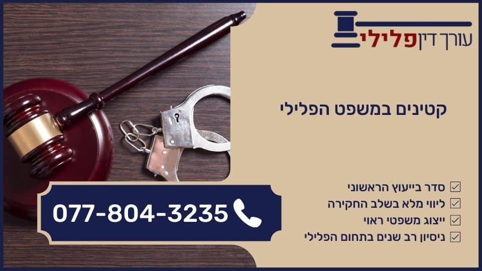 קטינים במשפט הפלילי
