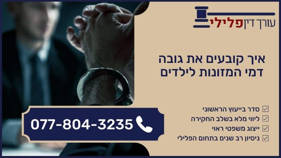 איך קובעים את גובה דמי המזונות לילדים