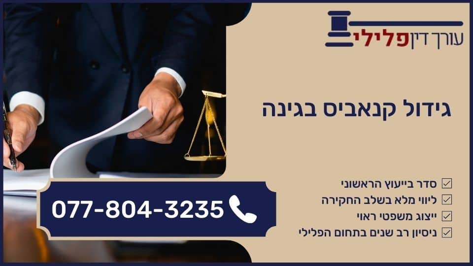 גידול קנאביס בגינה