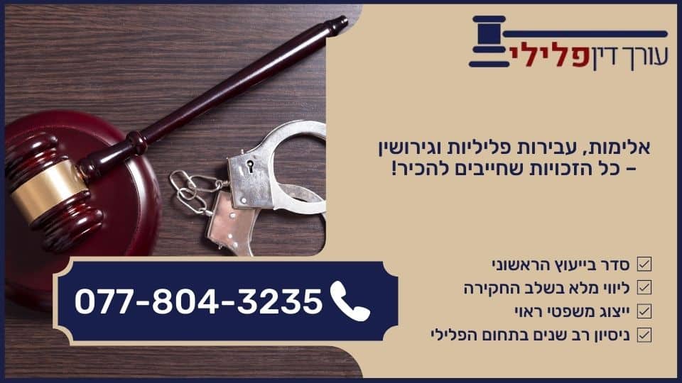 אלימות, עבירות פליליות וגירושין – כל הזכויות שחייבים להכיר!