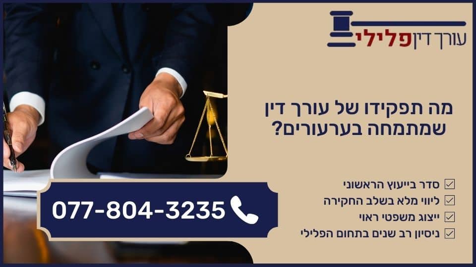 מה תפקידו של עורך דין שמתמחה בערעורים?